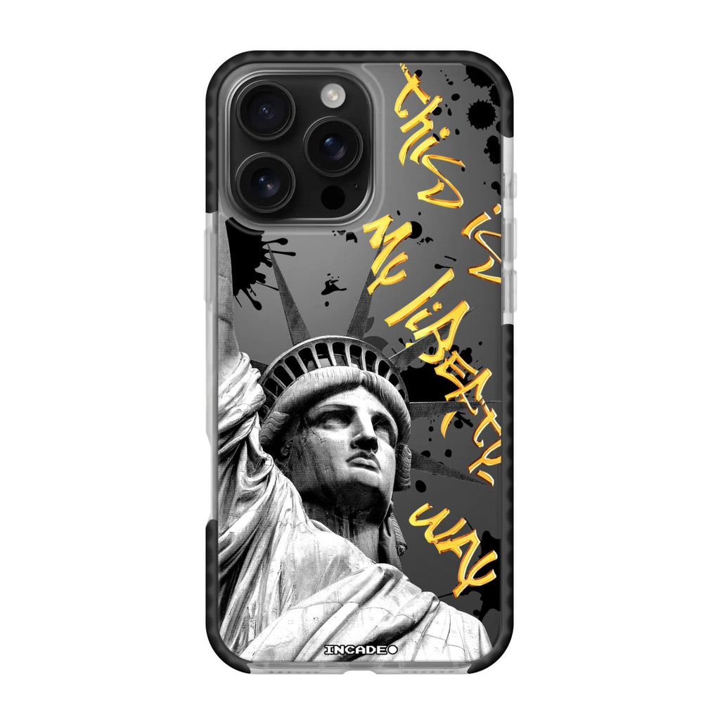Чохол для iPhone 16 Pro STATUE GREY - INCADE