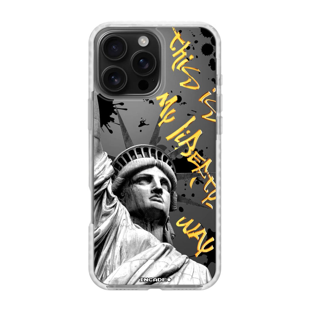 Чохол для iPhone 16 Pro STATUE GREY - INCADE