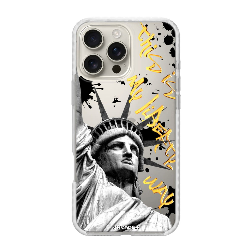 Чохол для iPhone 16 Pro STATUE GREY - INCADE