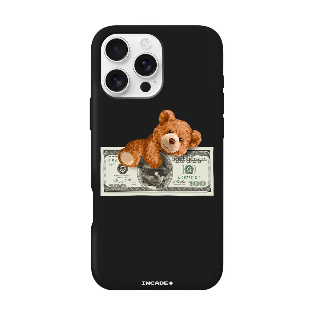 Чохол для iPhone 16 Pro teddy dollar - INCADE