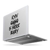 Накладка для MacBook з принтом Kyiv black
