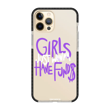 Чохол для iPhone 12 Pro з принтом funds violet