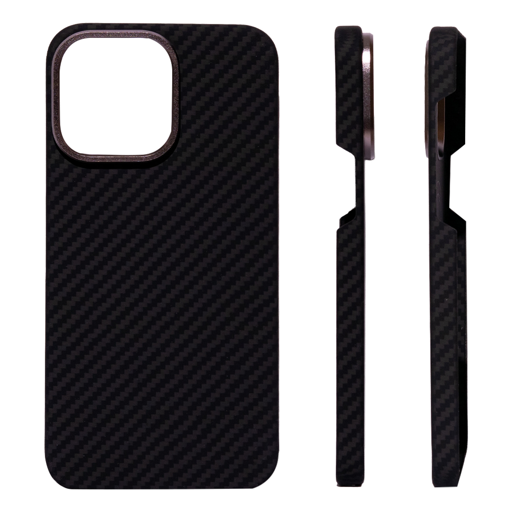 iPhone 14 Pro Max Чохол Premium Kevlar Case with Magnetic Ring | 14 Pro - 16 Pro Max | Black
