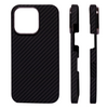 iPhone 16 Pro Чохол Premium Kevlar Case with Magnetic Ring | 14 Pro - 16 Pro Max | Black