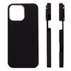 iPhone 16 Pro Max Чохол Premium Kevlar Case with Magnetic Ring | 14 Pro - 16 Pro Max | Black