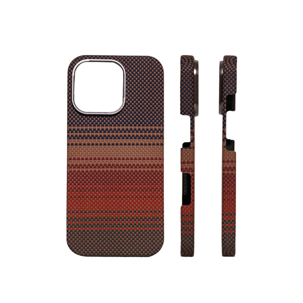 iPhone 16 Pro Max Чохол Premium Kevlar Case with Magnetic Ring | Sunset