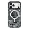 iPhone 17 Pro Чохол YoungKit Futuristic Circuit Board with Magnetic Ring | Black
