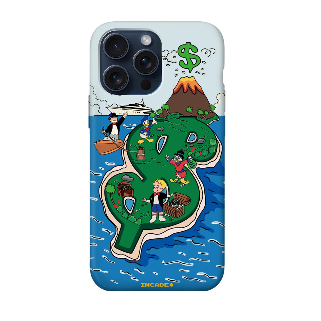 Чохол для iPhone 15 Pro island з преміальних матеріалів, захист камери та екрану.