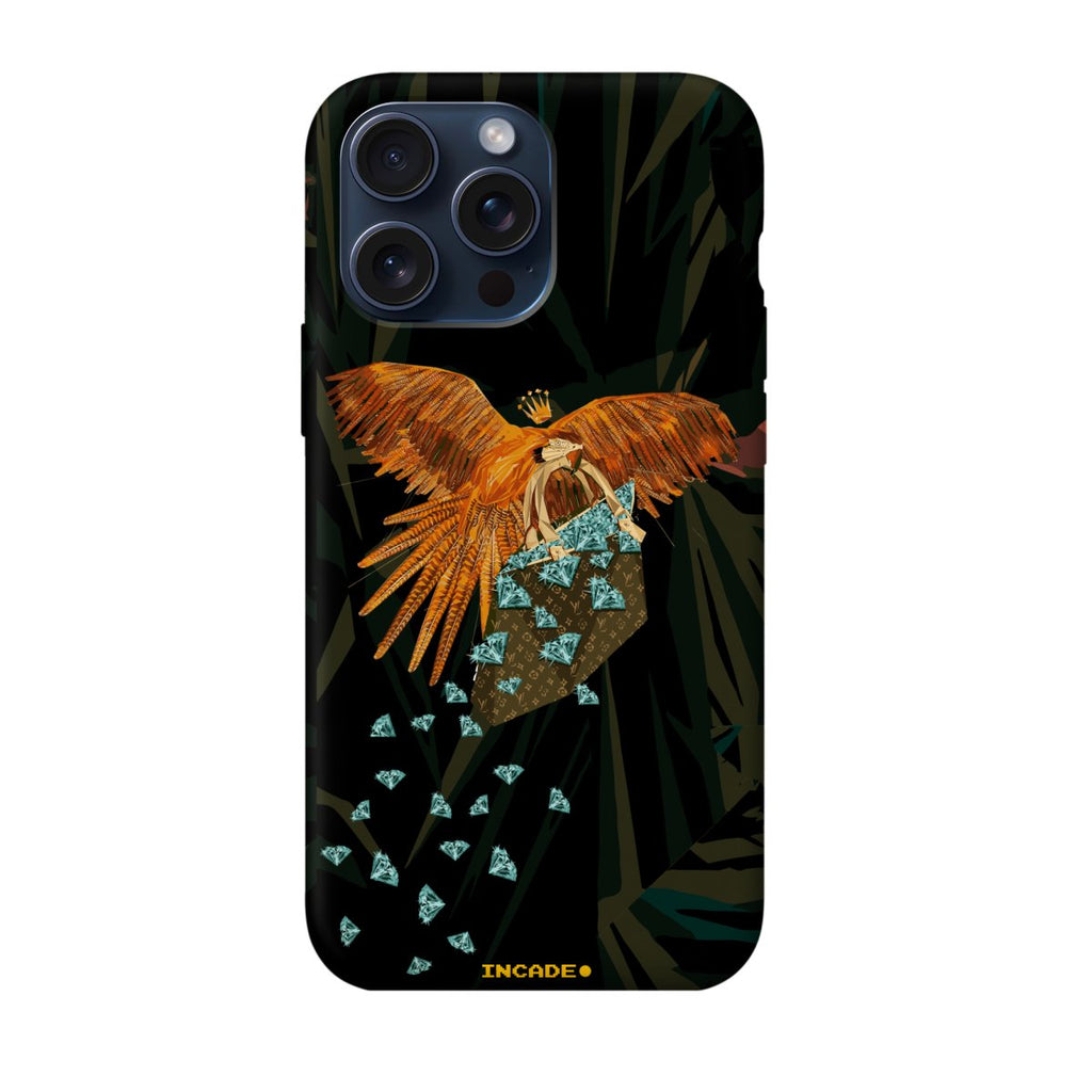 Чохол для iPhone 15 Pro jungle king з преміальних матеріалів, захист камери та екрану.