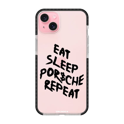 Чохол для iPhone 15 Plus з принтом porsche black