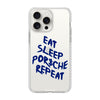 Чохол для iPhone 15 Pro Max з принтом porsche blue