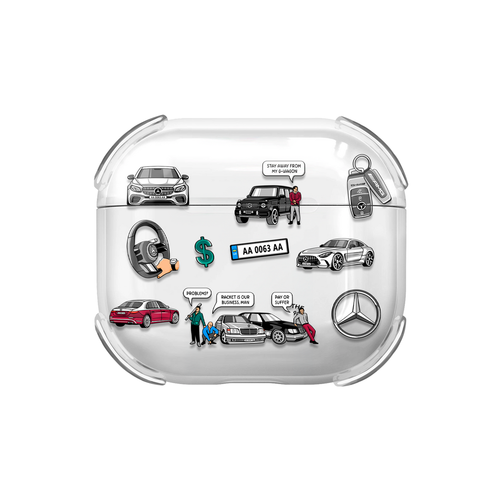 Чохол для AirPods MERCEDES — INCADE AirPods 3