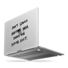 Накладка для MacBook з принтом DONT SPEND