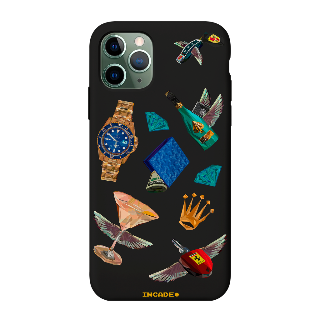 Чохол для iPhone 11 Pro Ferrari porsche rolex Black midnight green — INCADE