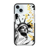 Чохол для iPhone 15 Plus з принтом STATUE GREY
