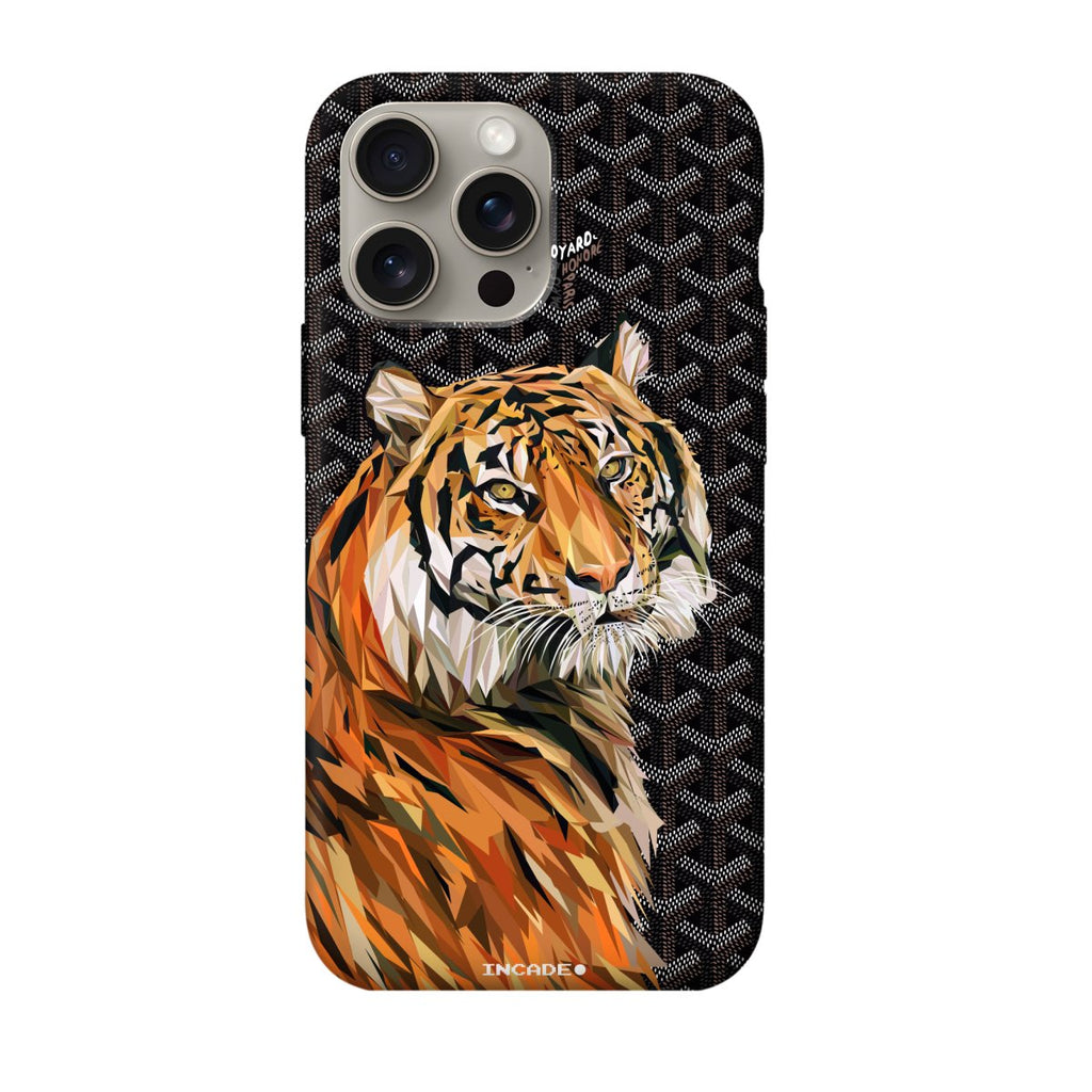 Чохол для iPhone 15 Pro wild з тигровим дизайном для захисту камери та екрану.