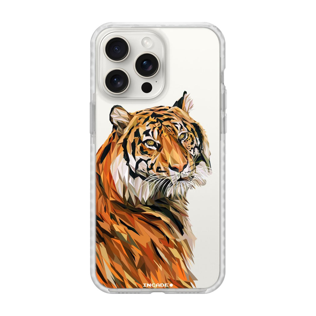 Чохол для iPhone 15 Pro wild із зображенням тигра, захист екрану та камери.