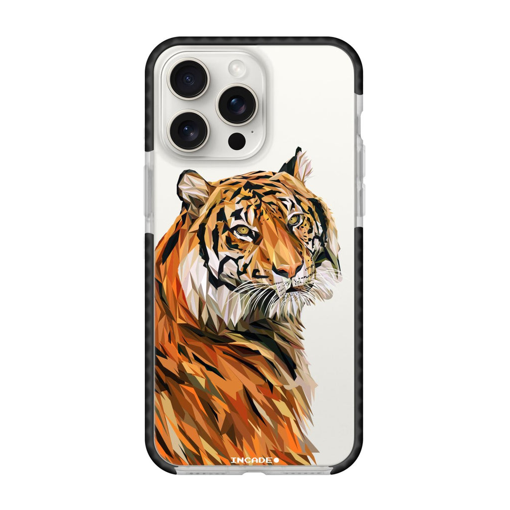 Чохол для iPhone 15 Pro wild з тигром, преміальні матеріали, захист камери та екрану.