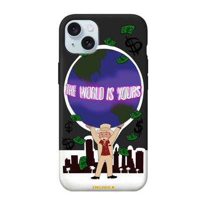 Чохол для iPhone 15 Plus з принтом world is yours